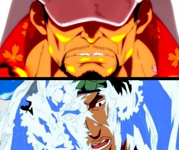 SHOWCASE DE LA HIE HIE NO MI Y MAGU MAGU NO MI FRUTA DE HIELO Y MAGMA! ONE  PIECE MILLENNIUM 