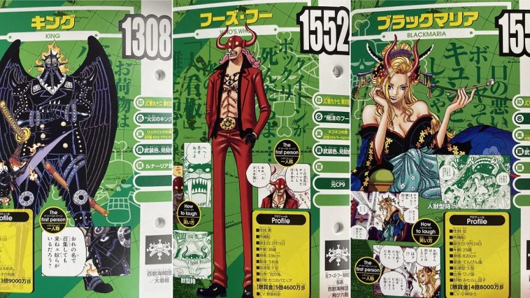 Vivre Cards Revealed New Info On The Beasts Pirates Archivi One Piece