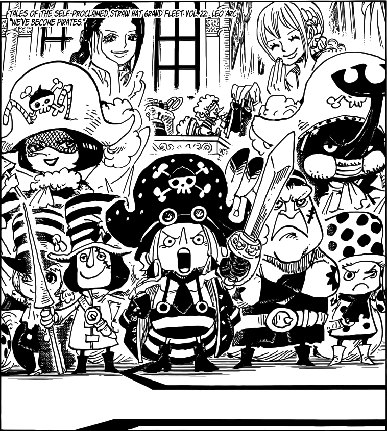 straw hat grand fleet cover story