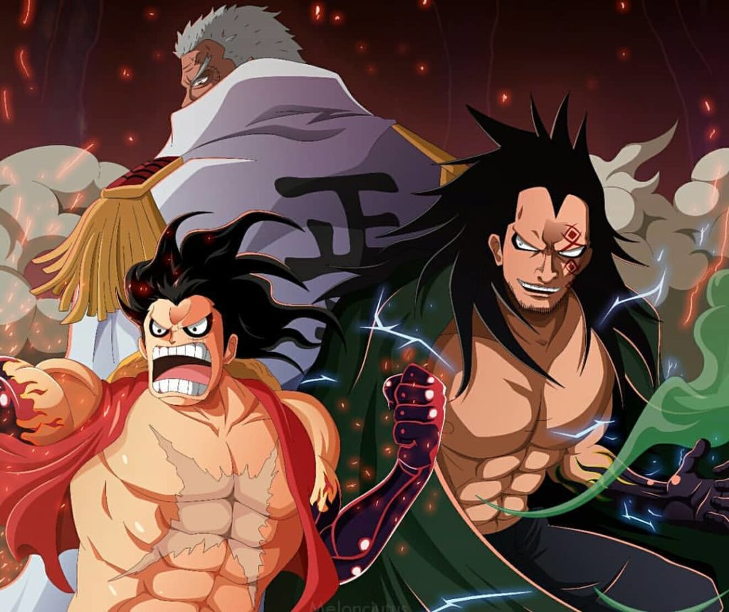 Blackbeard S Death And Luffy Dragon Garp Vs World Government One Piece