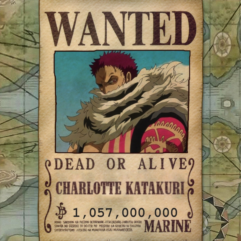 Katakuri Bounty Poster Amat