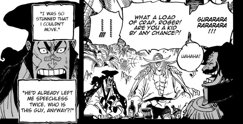 What Luffy and Roger both said in the parallel scenes - One Piece