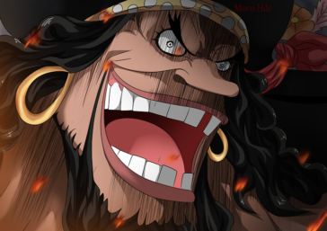 Blackbeard is going to take the Ancient Weapon Pluton - One Piece