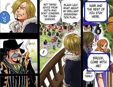 Vivre Card Confirms Zoro S And Sanji S Respective Roles Within The Crew One Piece Fanpage