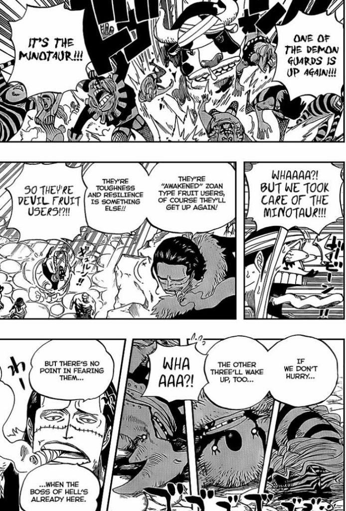 Aokiji already used Awakening during the Marineford War - One Piece