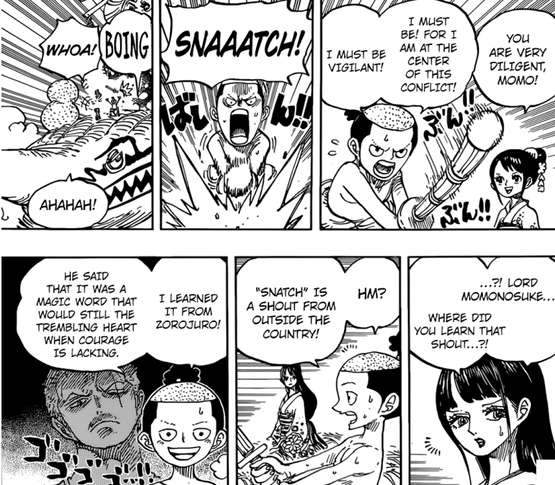 Oda S Amazing Attention To Details In Latest Chapter One Piece