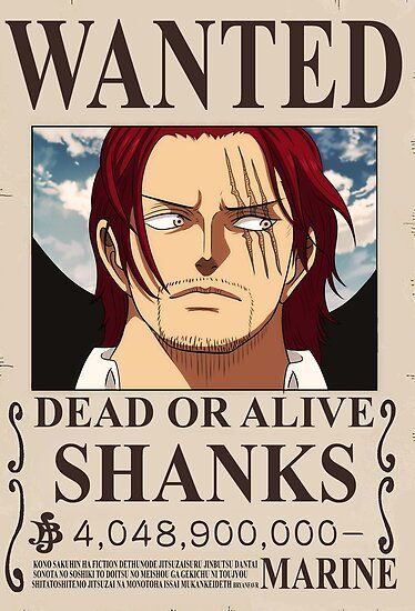 The Reason Why The Government Hides The Truth Behind Shanks Full Name One Piece