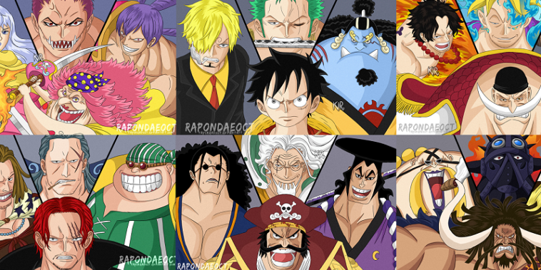 Strongest Crews’ Top Four Fighters - One Piece