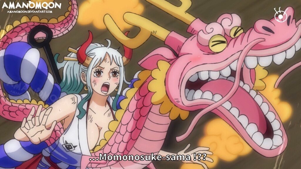 Does Momonosuke have the same devil fruit as Kaido (except it is