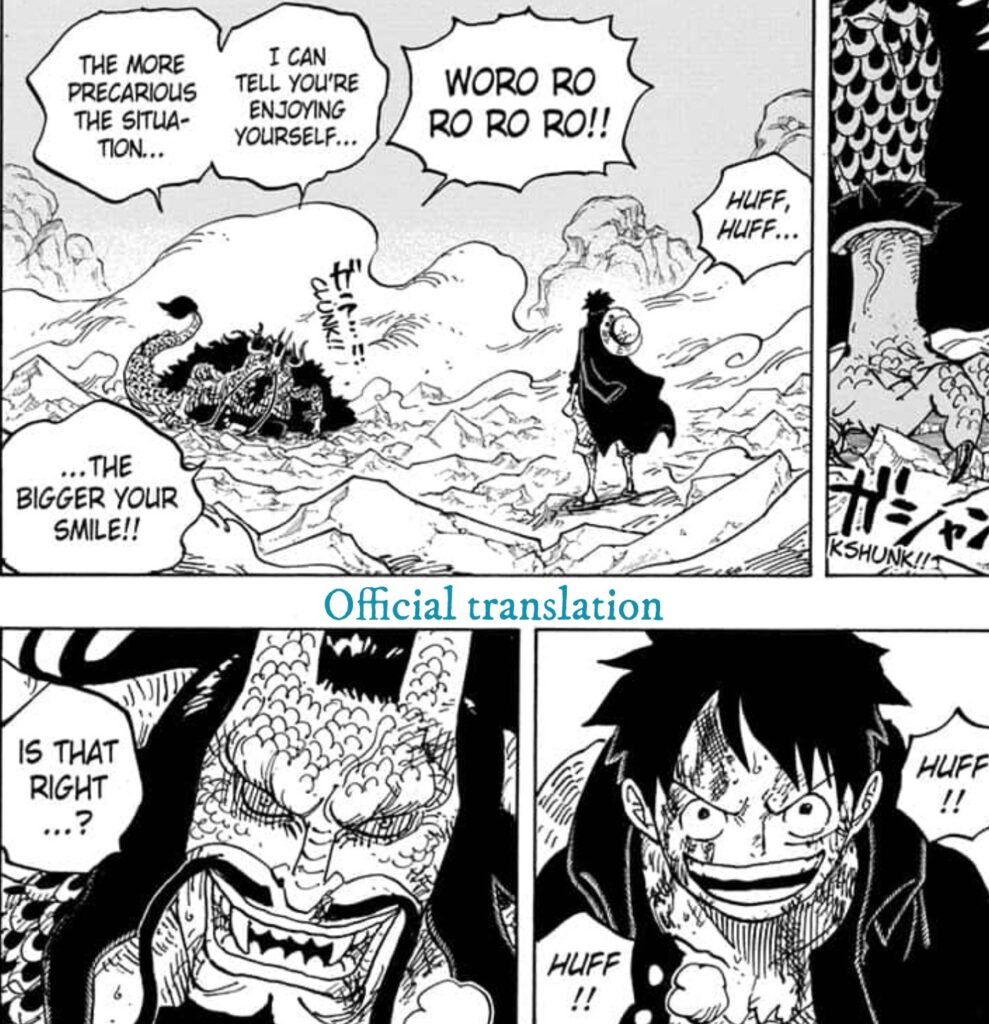 A correction has been made by the official One piece account on twitter  regarding the newest chapter [1058] : r/OnePiece