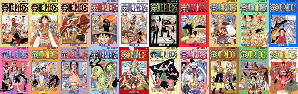 All 99 One Piece Volume Covers One Piece