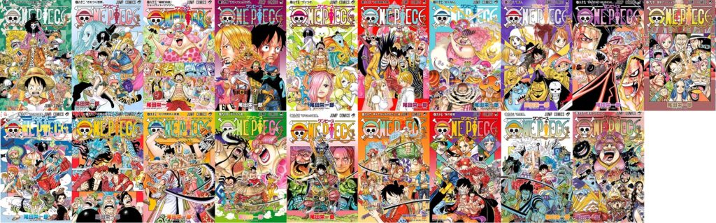 All 99 One Piece Volume Covers One Piece