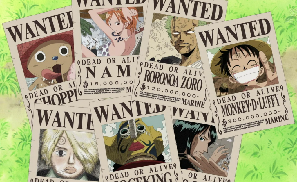 Top 50 Highest Known Bounties Ever In One Piece One Piece