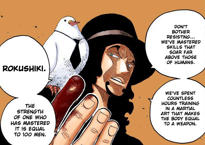 HAKI vs. ROKUSHIKI  One Piece Databook Vivre Card ☠ ONE PIECE NEWS 