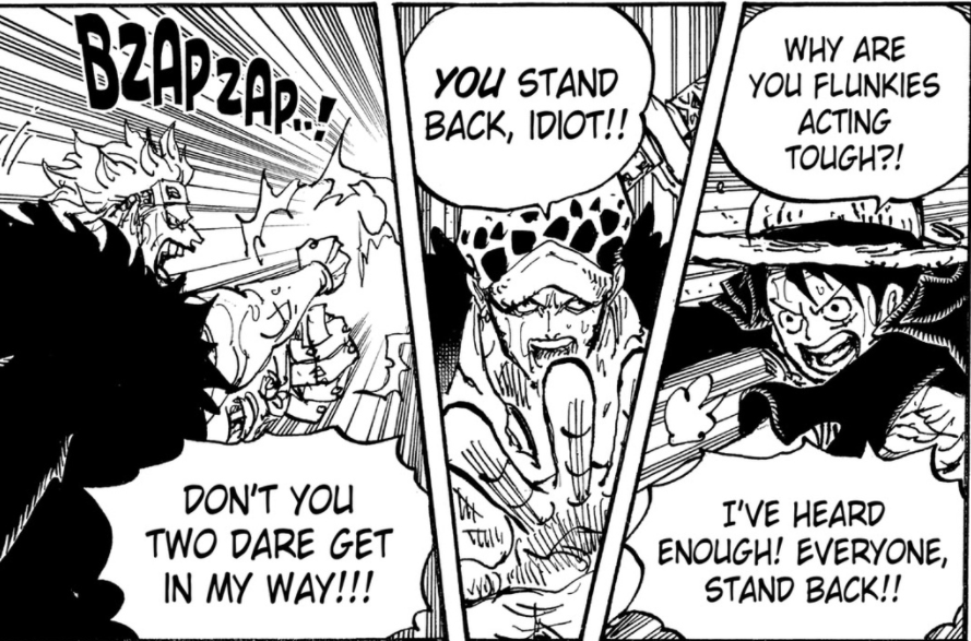 One piece 1026 , clashing between luffy and kaido by EustassQ on