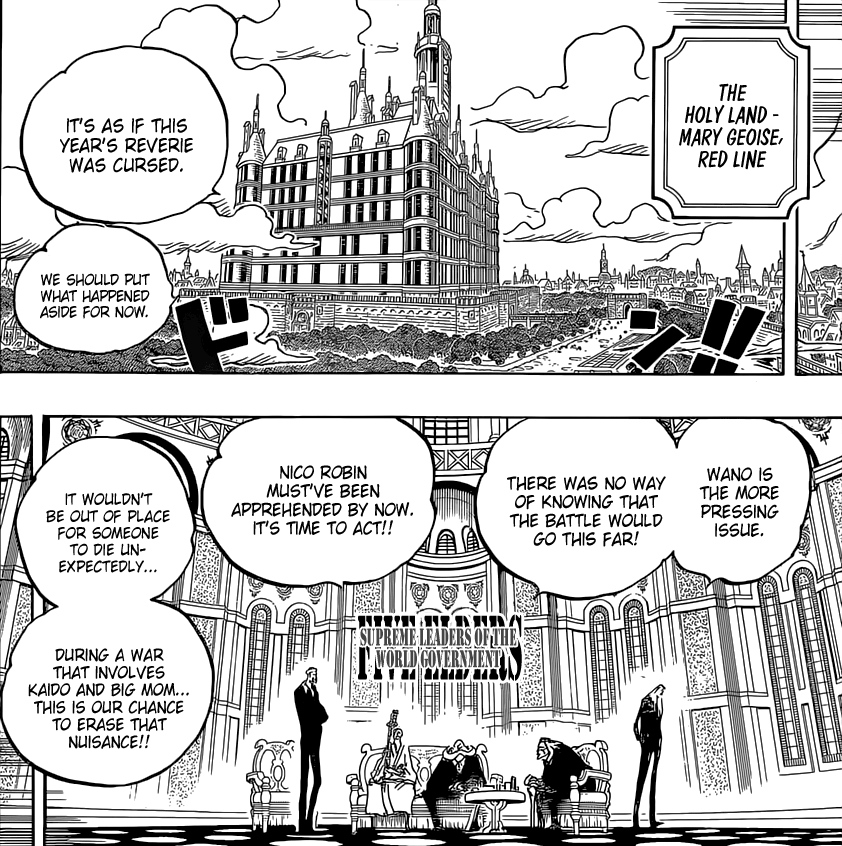 The Misunderstanding About Gorosei And Zunesha In Chapter 1037 One Piece