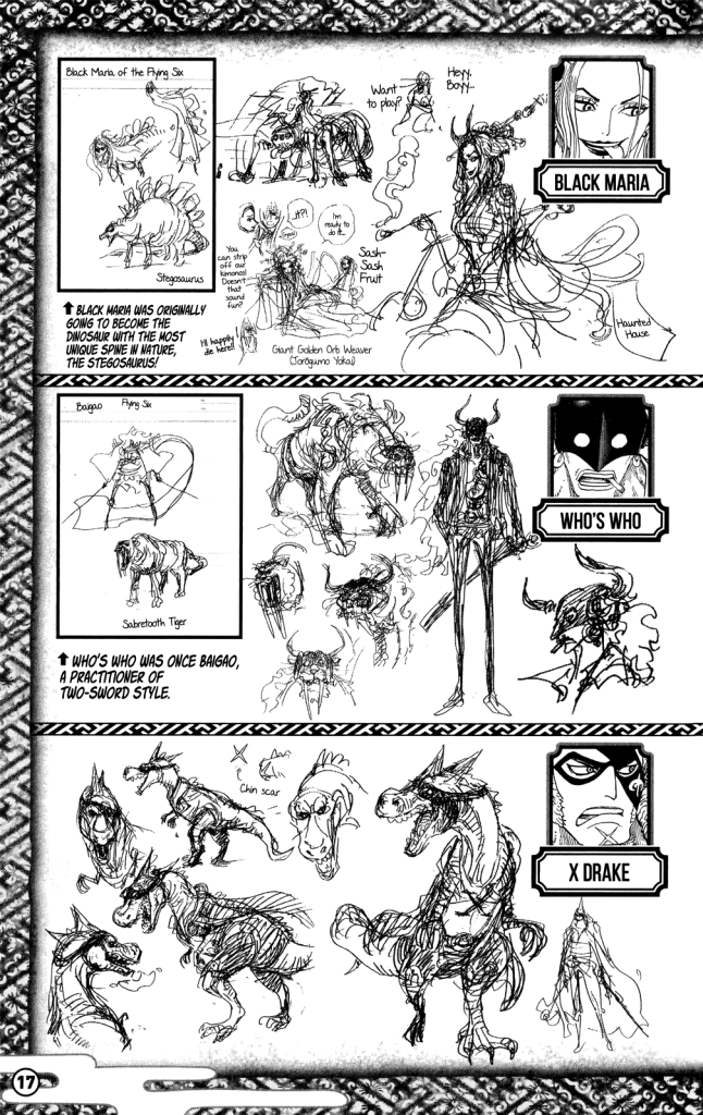 Oda's Concept Versions of the Beasts Pirates - One Piece