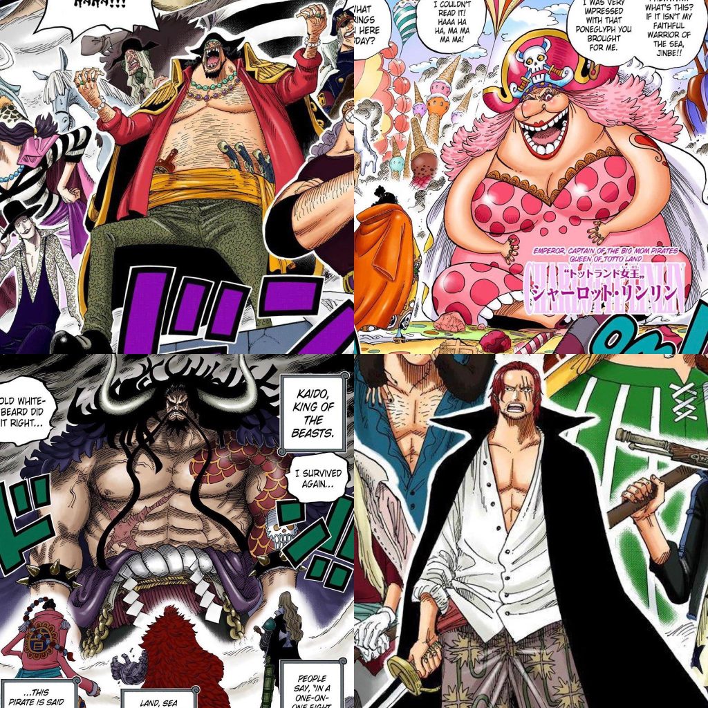 Rank the current yonkos (including Mihawk). Who is the average yonko (don't  include Buggy, he drags the average down)? : r/OnePiecePowerScaling