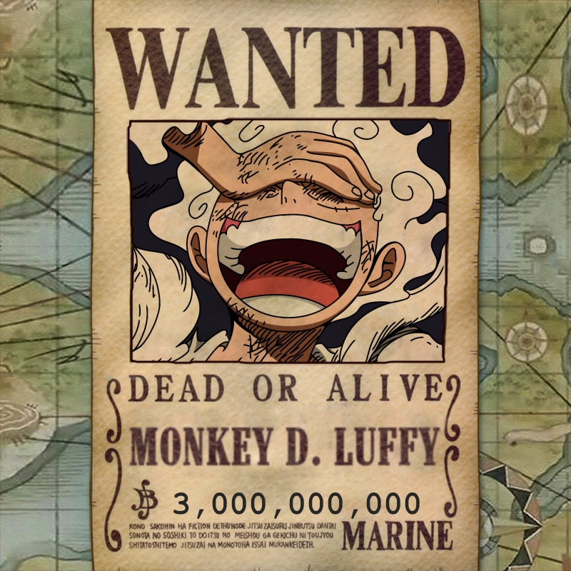 Khairul Hafidz on X: Luffy first bounty. 30,000,000 berry