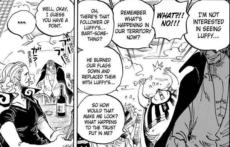 Oda explained the Structure and Scale of the Red Hair Pirates Crew