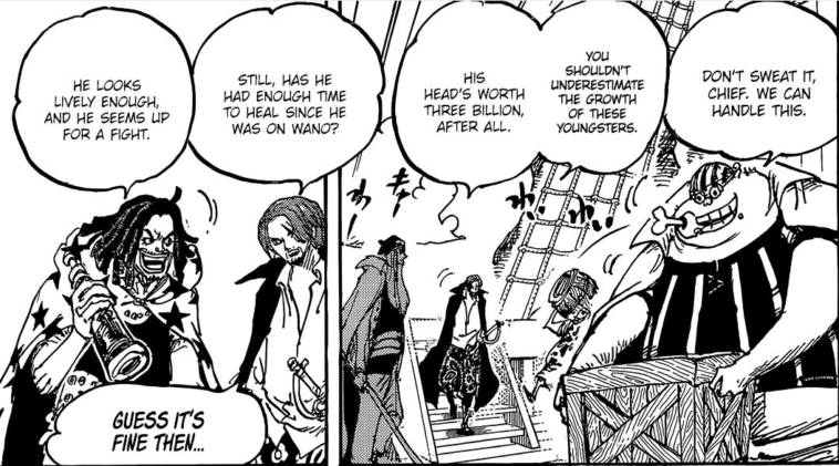 Chapter 1079 highlights the Difference between Shanks and Kid - One Piece