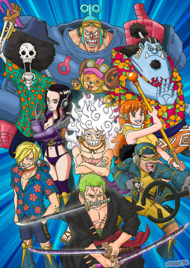 Artificial Intelligence imagines the Straw Hats as Vikings - One Piece